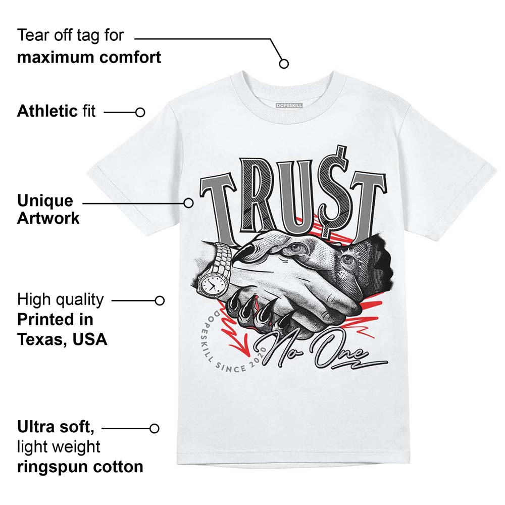 Grey Collection DopeSkill T-Shirt Trust No One Graphic