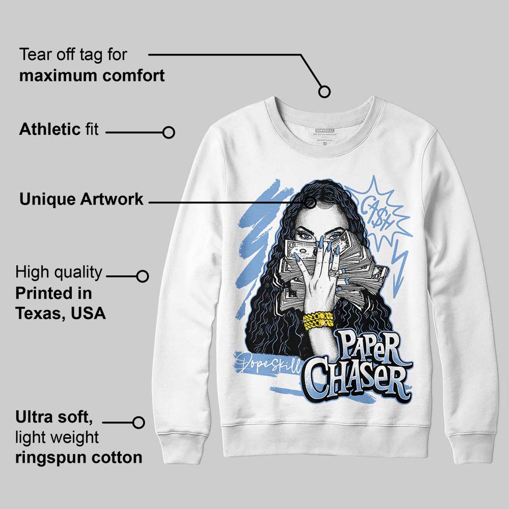 University Blue 5s DopeSkill Sweatshirt NPC Graphic