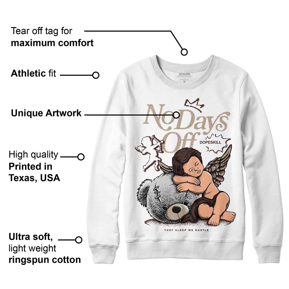 Latte 1s DopeSkill Sweatshirt New No Days Off Graphic