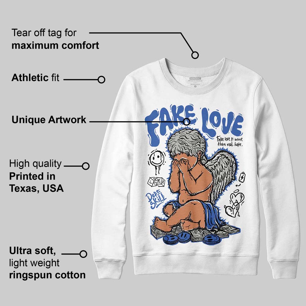 Lucky Shorts 3s DopeSkill Sweatshirt False Love Graphic