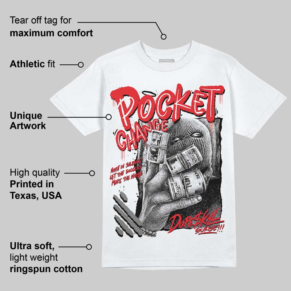Grey Collection DopeSkill T-Shirt Pocket Change Graphic