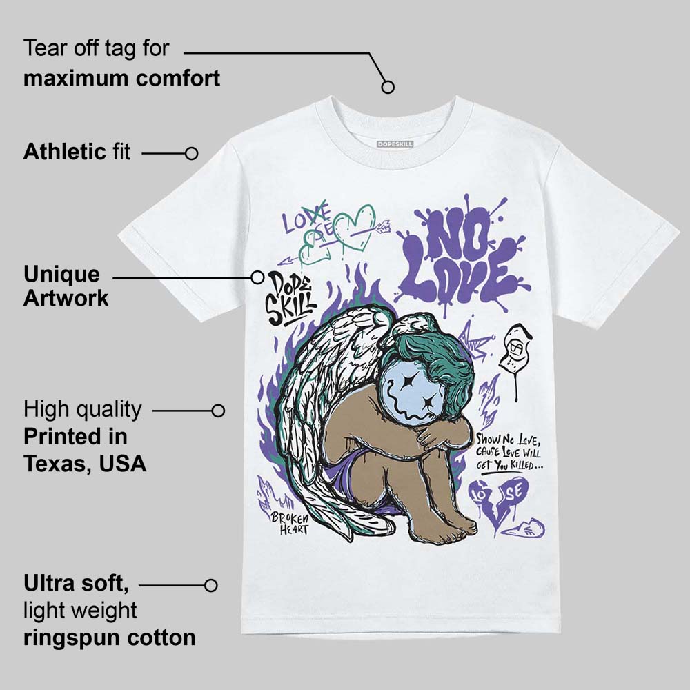 Grape 5s DopeSkill T-Shirt No Love Graphic