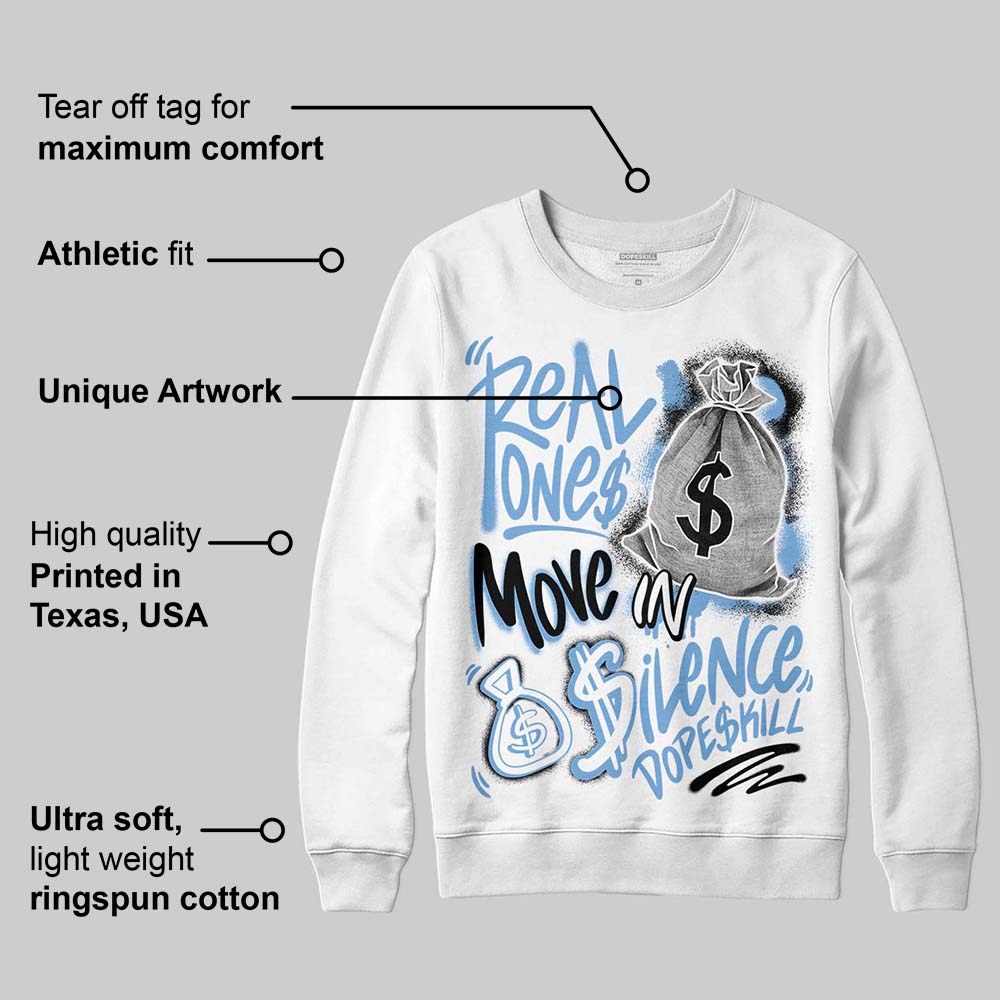 Melo 12s DopeSkill Sweatshirt Real Ones Move In Silence Graphic