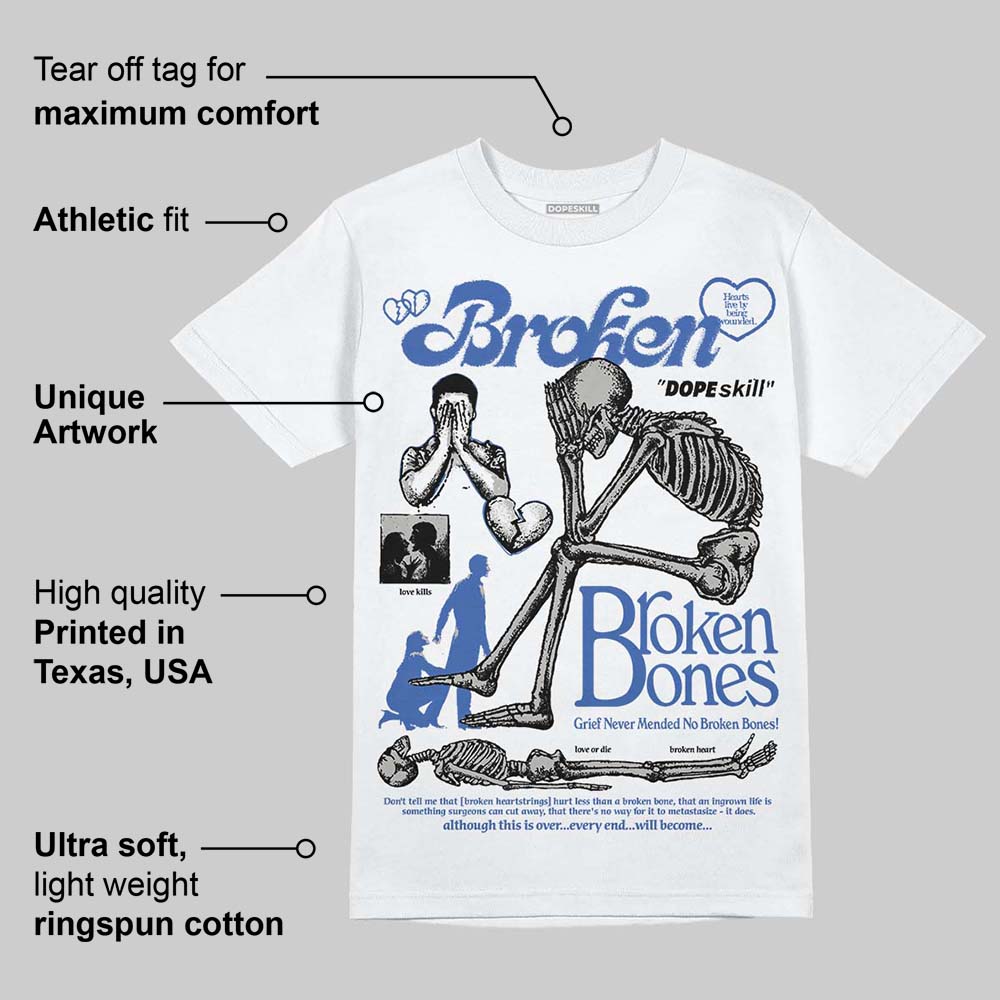 Lucky Shorts 3s DopeSkill T-Shirt Broken Bones Graphic