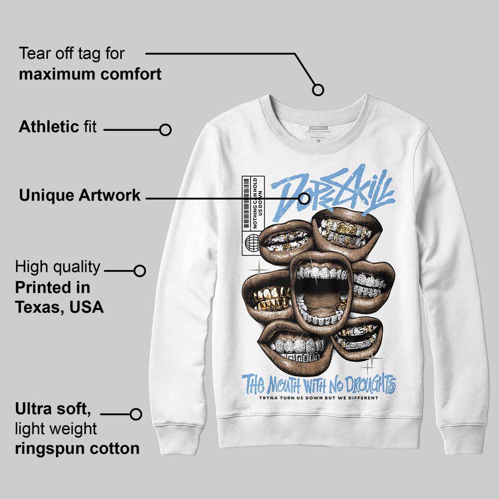 Melo 12s DopeSkill Sweatshirt The Mouth With No Droughts Graphic