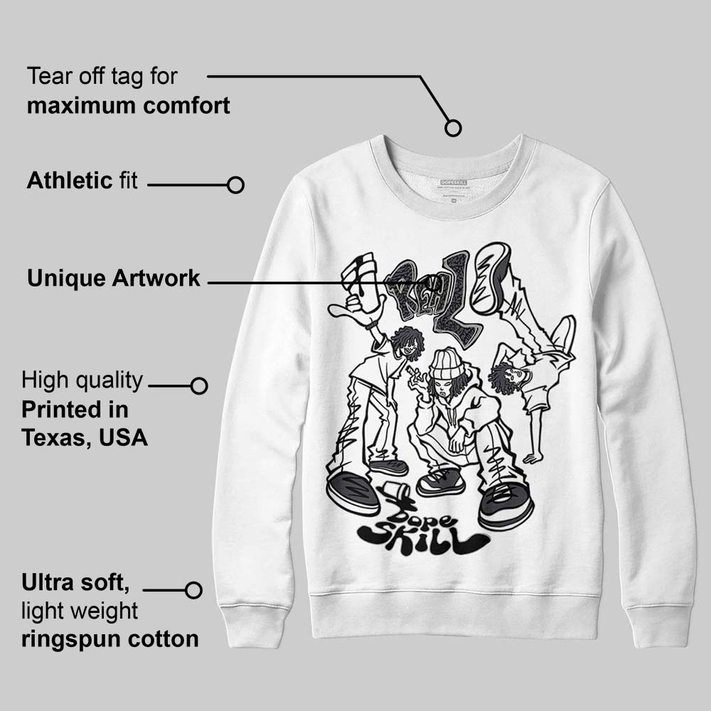 Black Cat 3s DopeSkill Sweatshirt Real Y2K Players Graphic