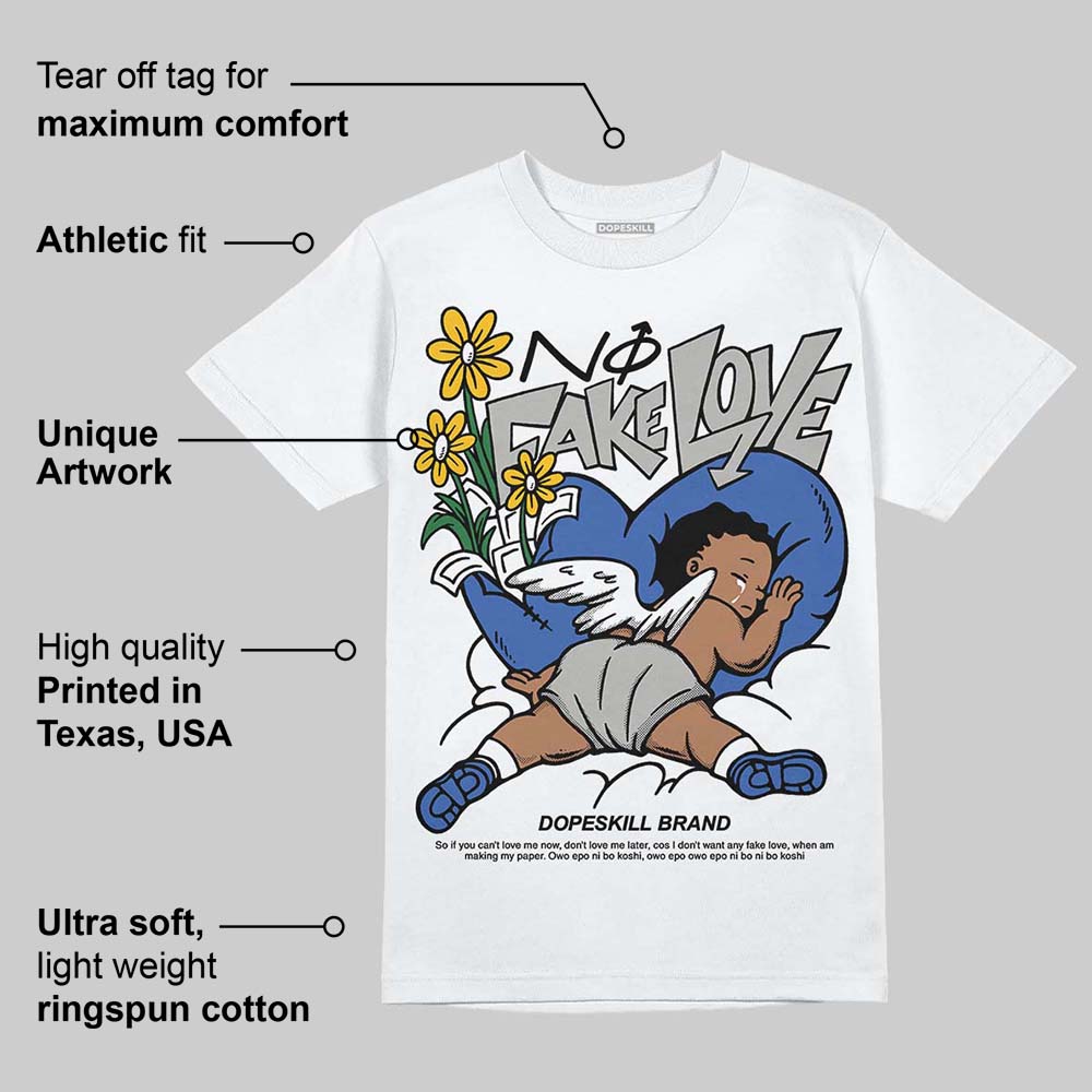 Lucky Shorts 3s DopeSkill T-Shirt No Fake Love Graphic