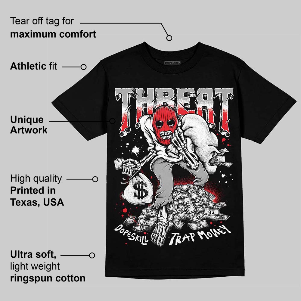 White Thunder 4s DopeSkill T-Shirt Threat Graphic