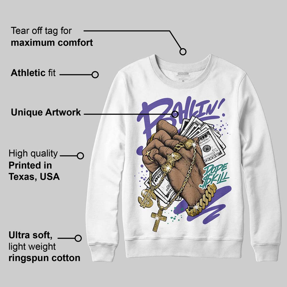 Grape 5s DopeSkill Sweatshirt Always Ballin' Graphic