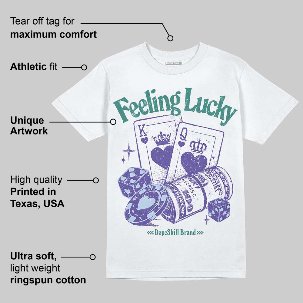 Grape 5s DopeSkill T-Shirt Feeling Lucky Graphic