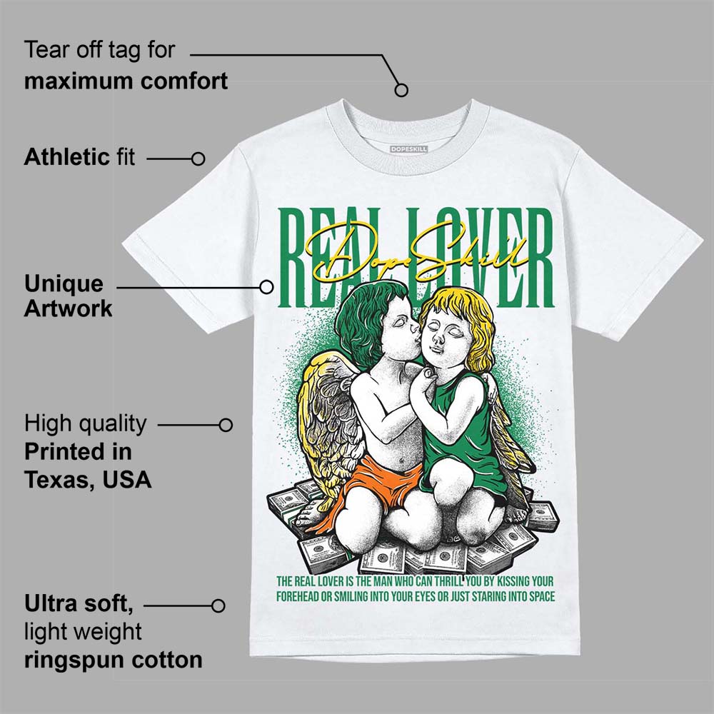 Green Collection DopeSkill T-Shirt Real Lover Graphic