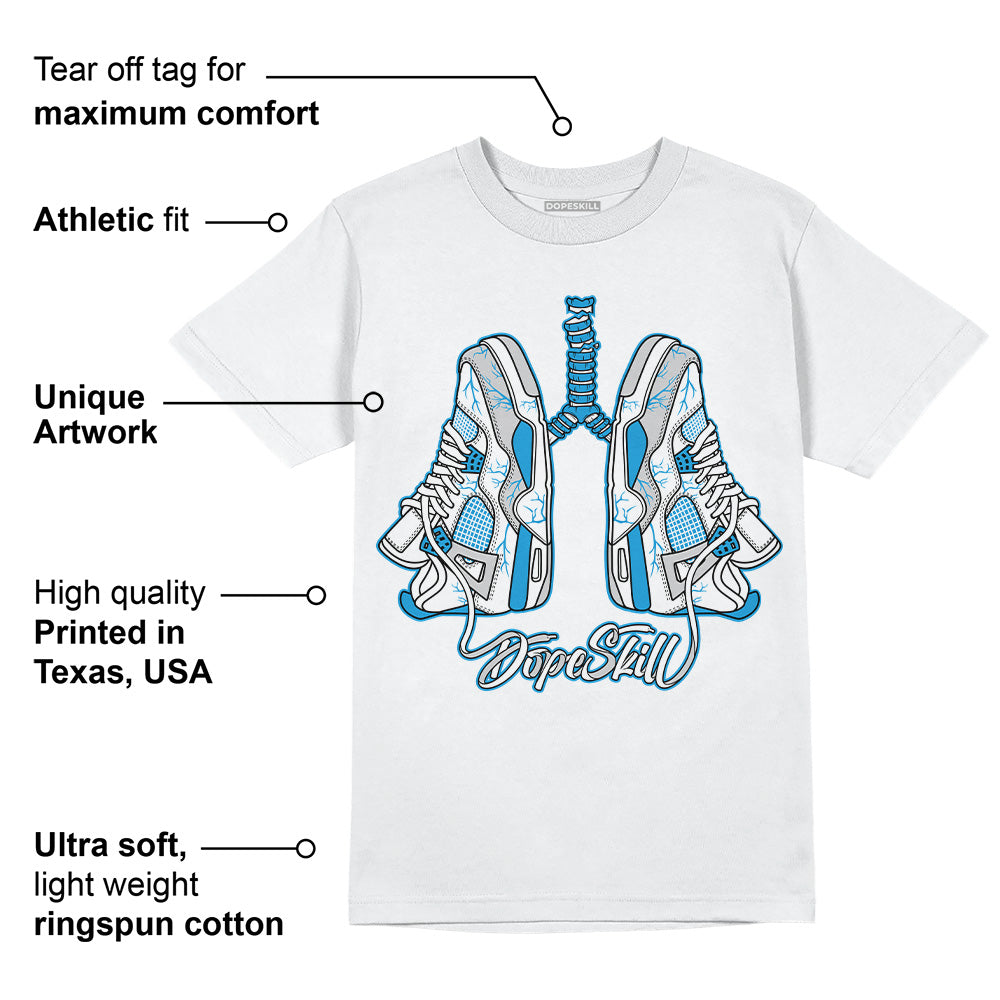 Military Blue 4s DopeSkill T-Shirt Breathe Graphic