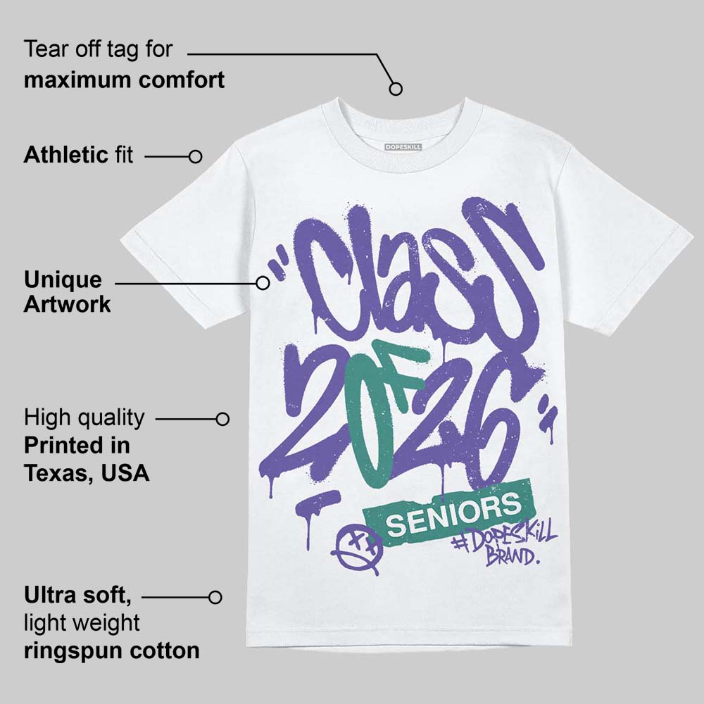 Grape 5s DopeSkill T-Shirt Class of 2026 Graphic