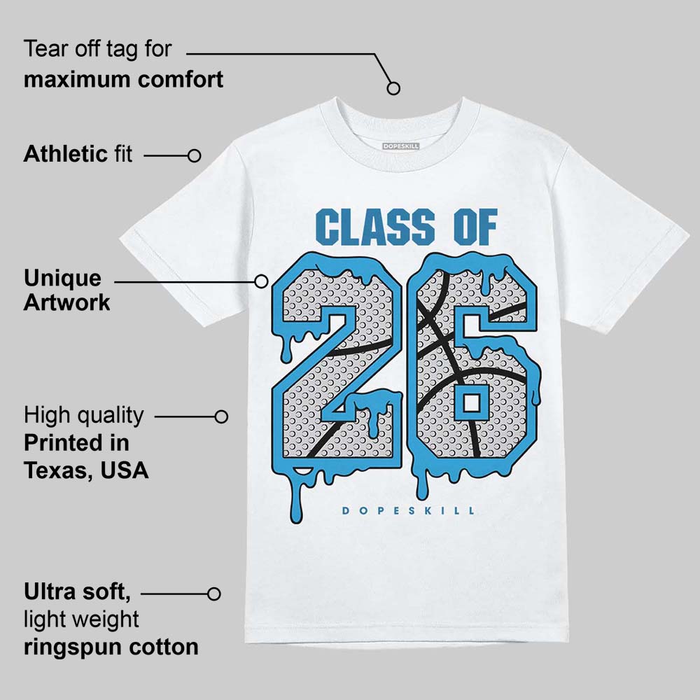 Military Blue 4s DopeSkill T-Shirt 26 Drip Graphic