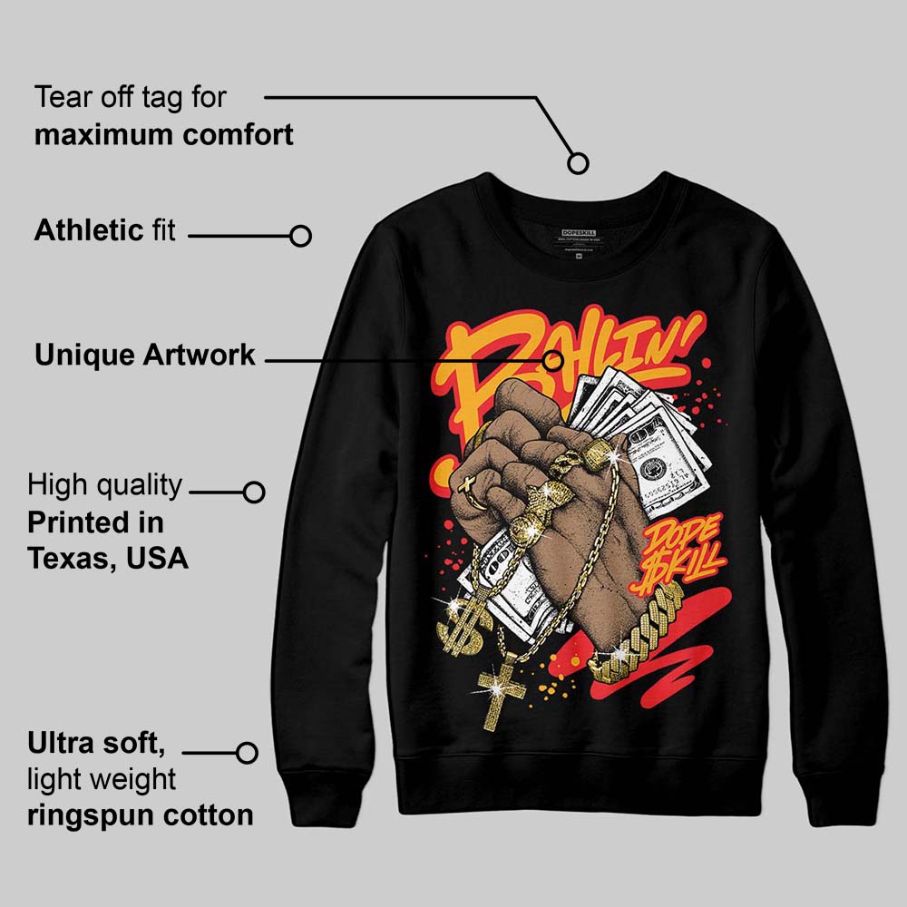 Red Collection DopeSkill Sweatshirt Always Ballin' Graphic