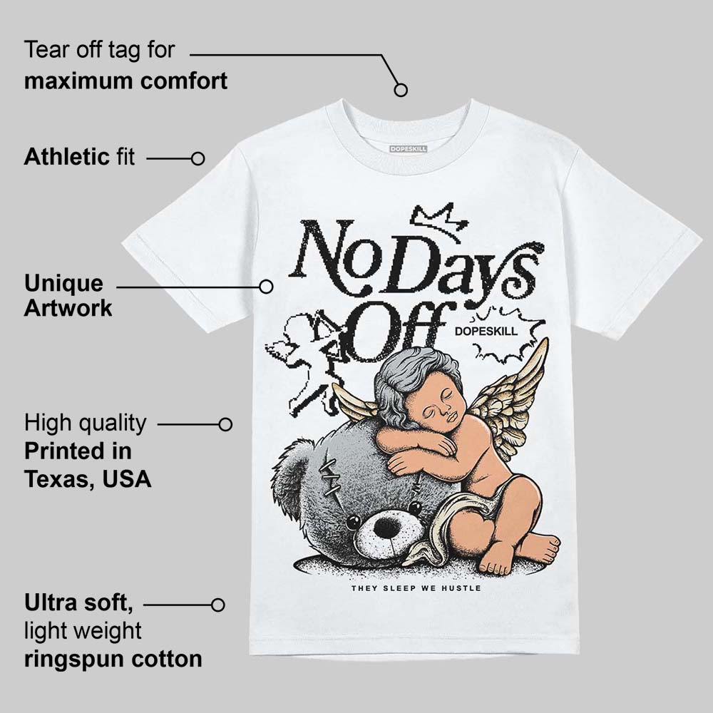 Reverse Metallic 5s DopeSkill T-Shirt New No Days Off Graphic