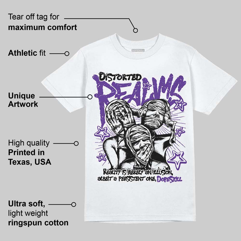 PURPLE Collection DopeSkill T-Shirt Distorted Realms Graphic