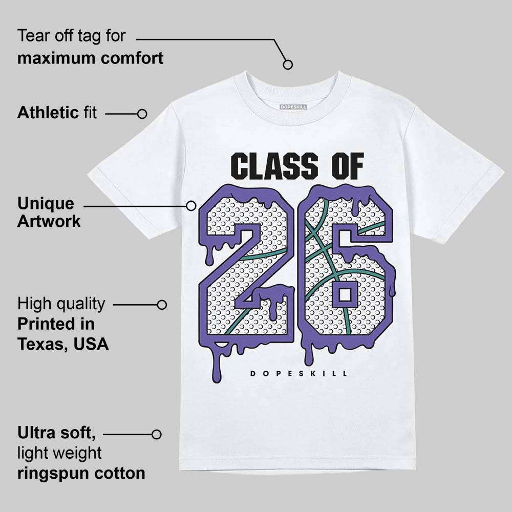 Grape 5s DopeSkill T-Shirt 26 Drip Graphic