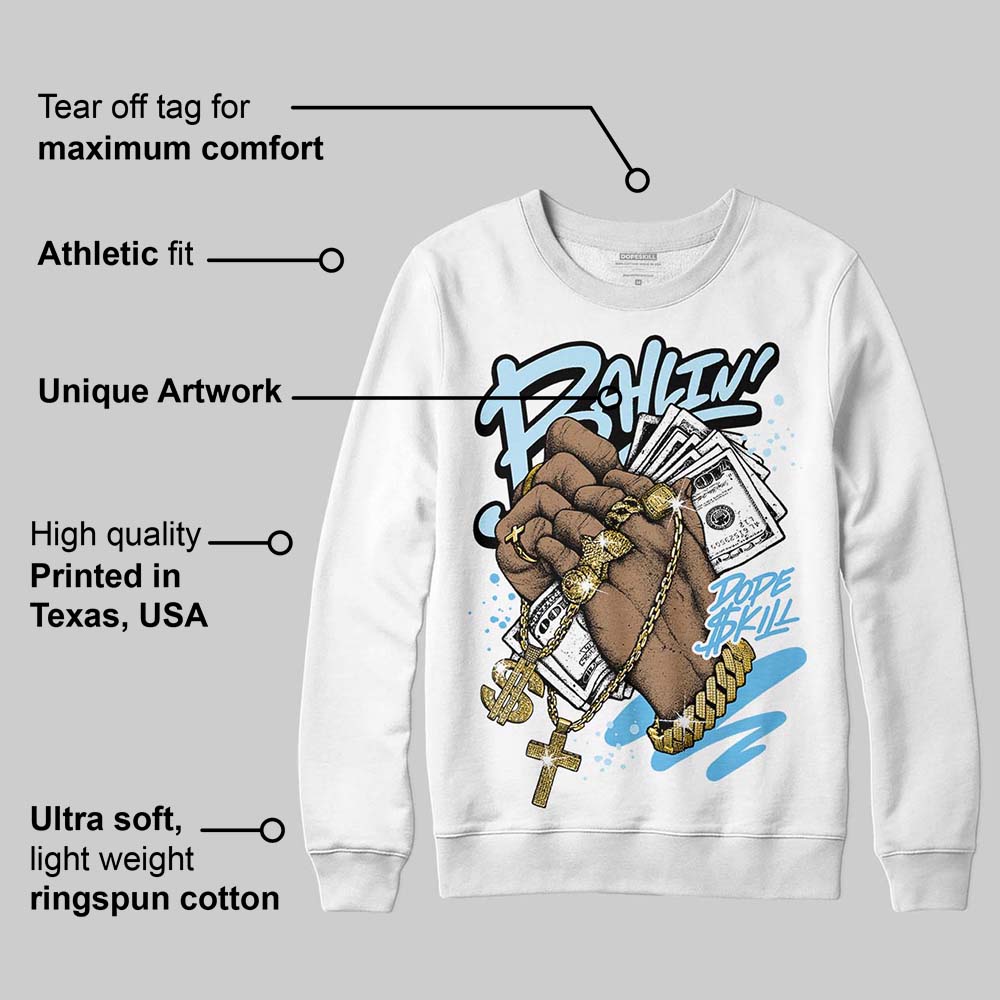 Legend Blue 11s DopeSkill Sweatshirt Always Ballin' Graphic