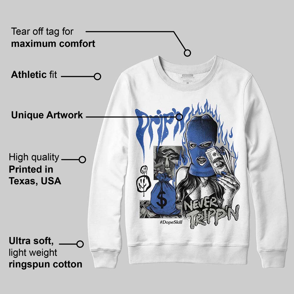 Lucky Shorts 3s DopeSkill Sweatshirt Drip'n Never Tripp'n Graphic
