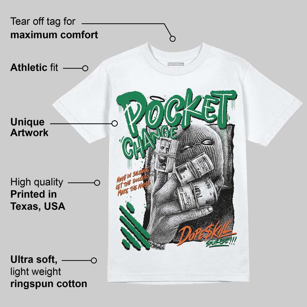 Green Collection DopeSkill T-Shirt Pocket Change Graphic