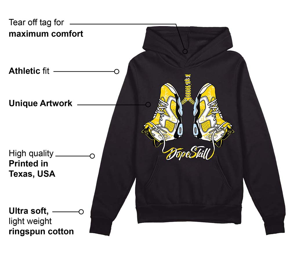 Yellow Ochre 6s DopeSkill Hoodie Sweatshirt Breathe Graphic
