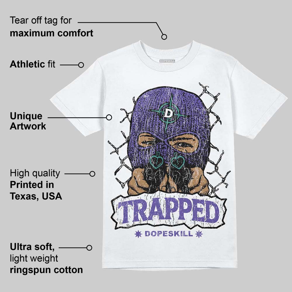 Grape 5s DopeSkill T-Shirt New Trapped Graphic