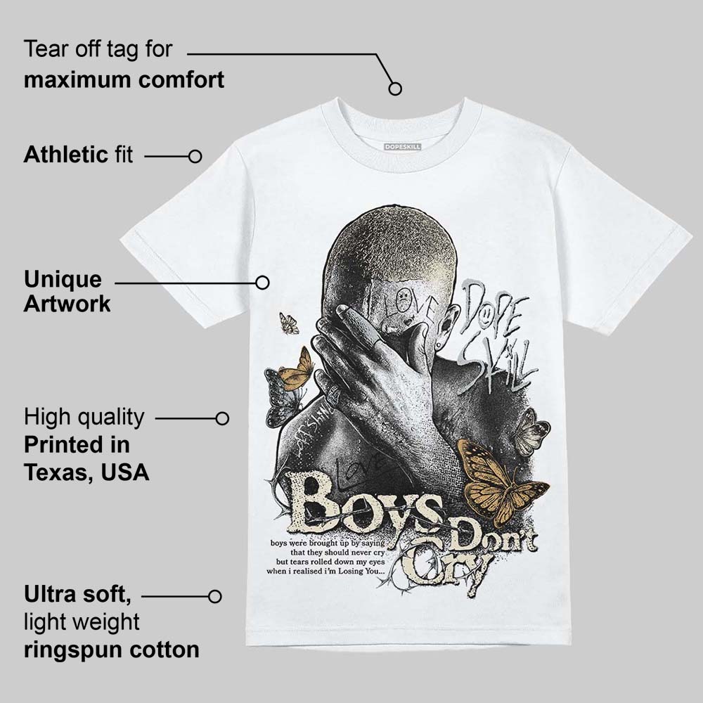 Reverse Metallic 5s DopeSkill T-Shirt Boys Don't Cry Graphic
