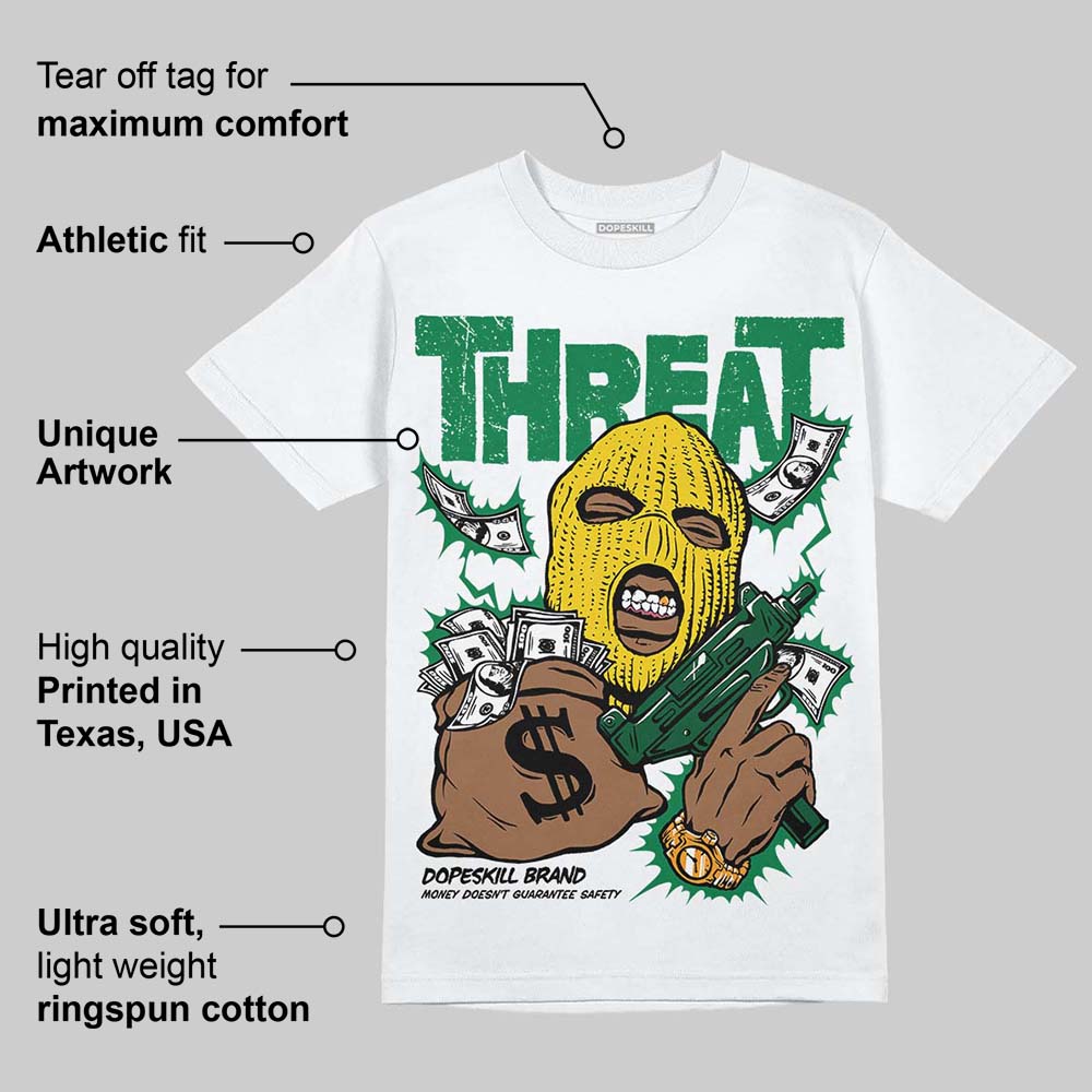 Green Collection DopeSkill T-Shirt Under Threat Graphic