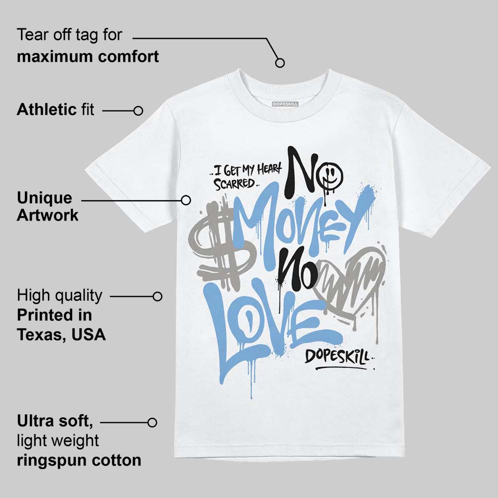 Melo 12s DopeSkill T-Shirt No Money No Love Typo Graphic