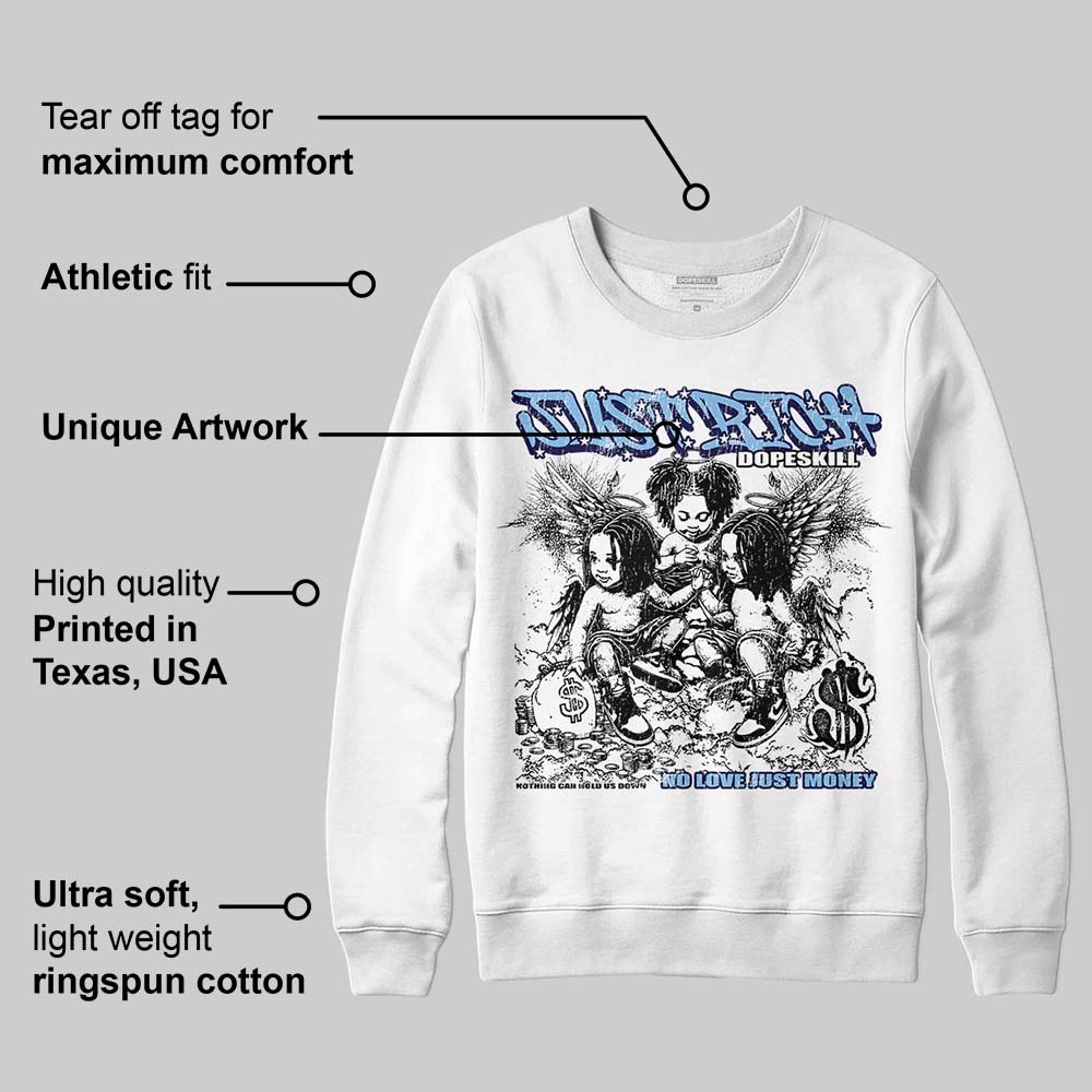 University Blue Collection DopeSkill Sweatshirt Just Rich Graphic