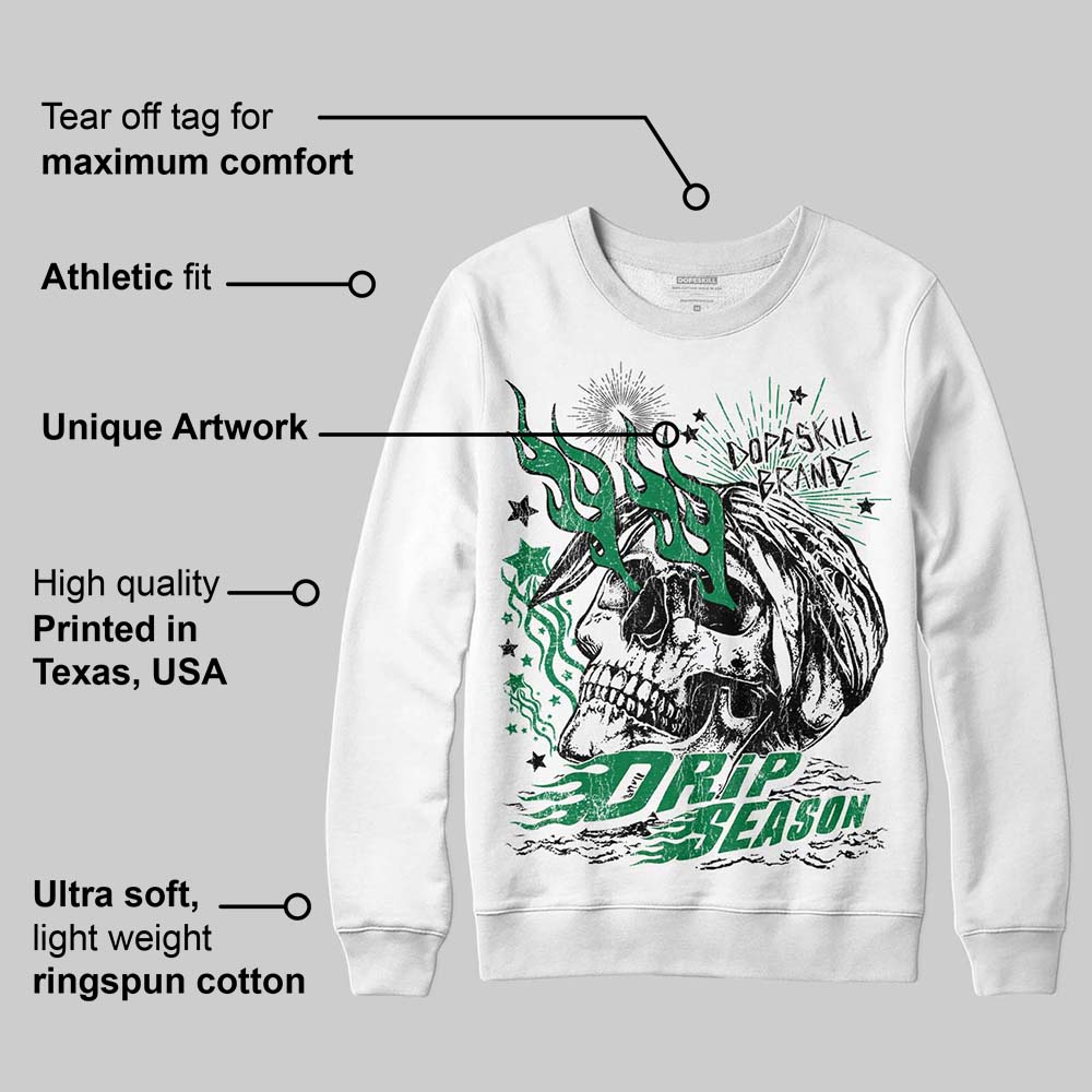 Green Collection DopeSkill Sweatshirt Drip Season Graphic