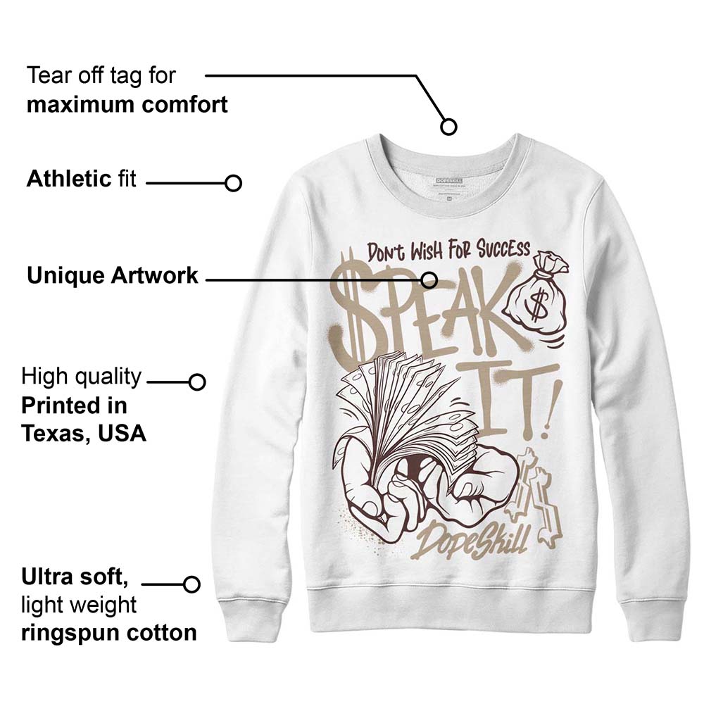 Latte 1s DopeSkill Sweatshirt Speak It Graphic