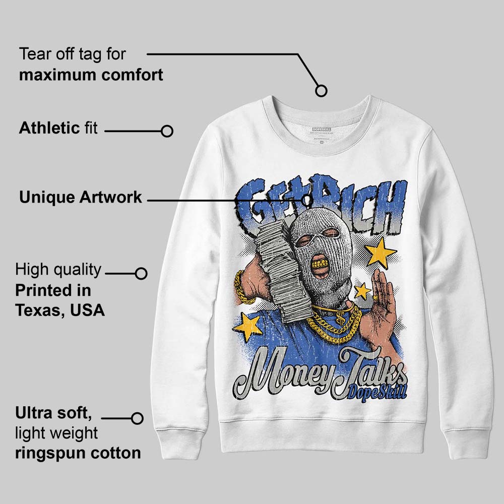 Lucky Shorts 3s DopeSkill Sweatshirt Get Rich Graphic