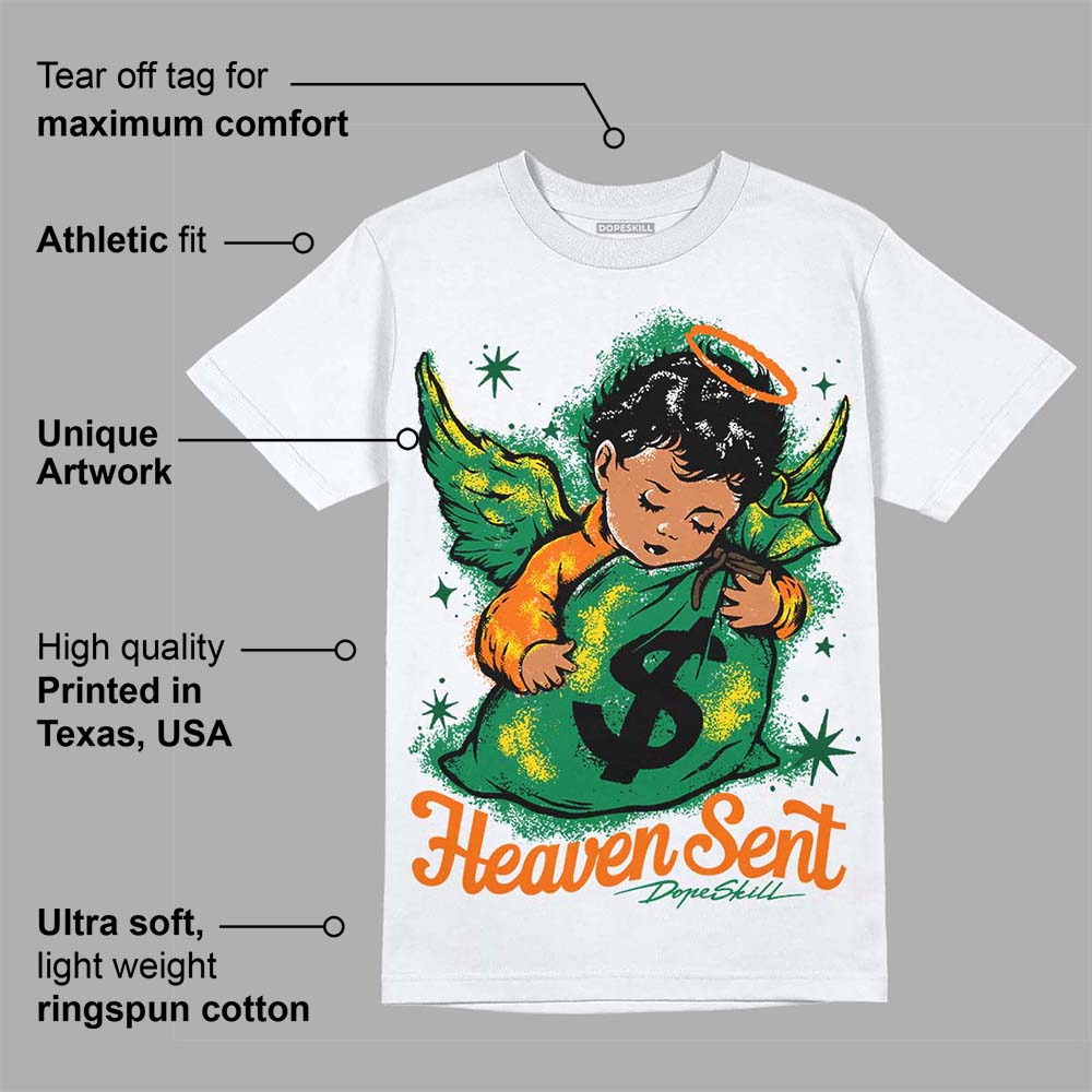 Green Collection DopeSkill T-Shirt Heaven Sent Graphic
