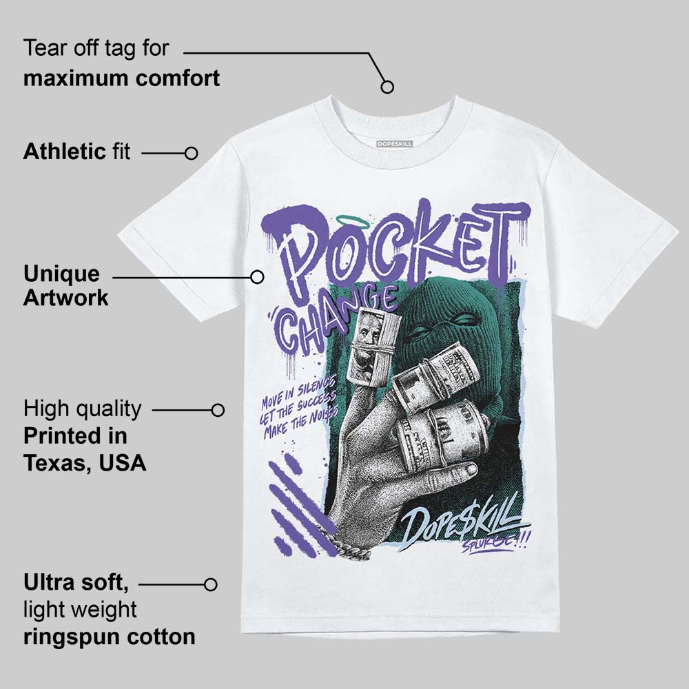 Grape 5s DopeSkill T-Shirt Pocket Change Graphic