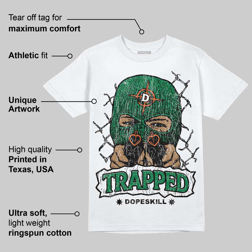 Green Collection DopeSkill T-Shirt New Trapped Graphic