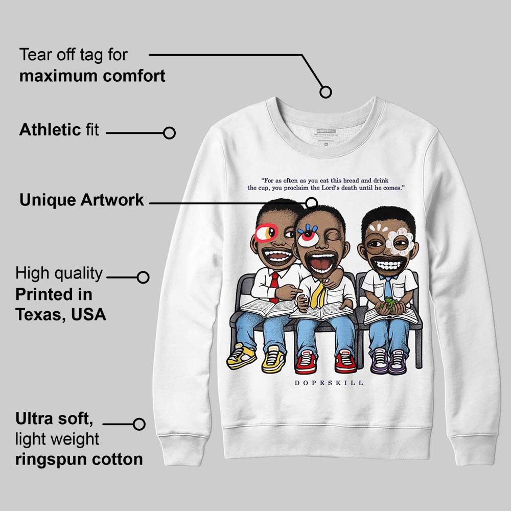 University Blue Collection DopeSkill Sweatshirt First Sunday Graphic