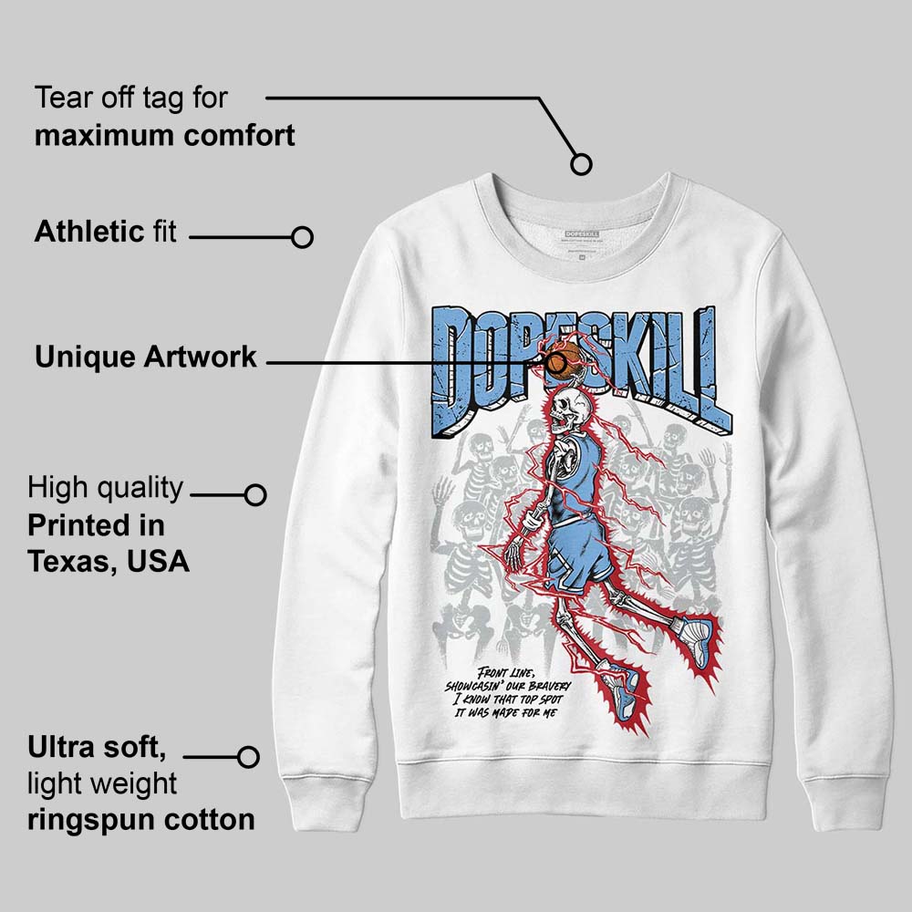 Melo 12s DopeSkill Sweatshirt Thunder Dunk Graphic