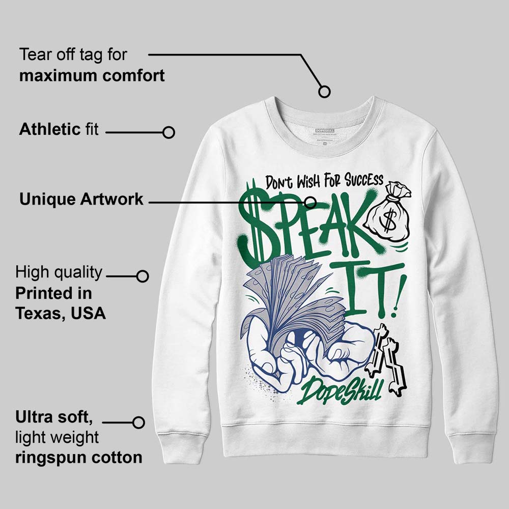 GT-2160 Shamrock Green DopeSkill Sweatshirt Speak It Graphic