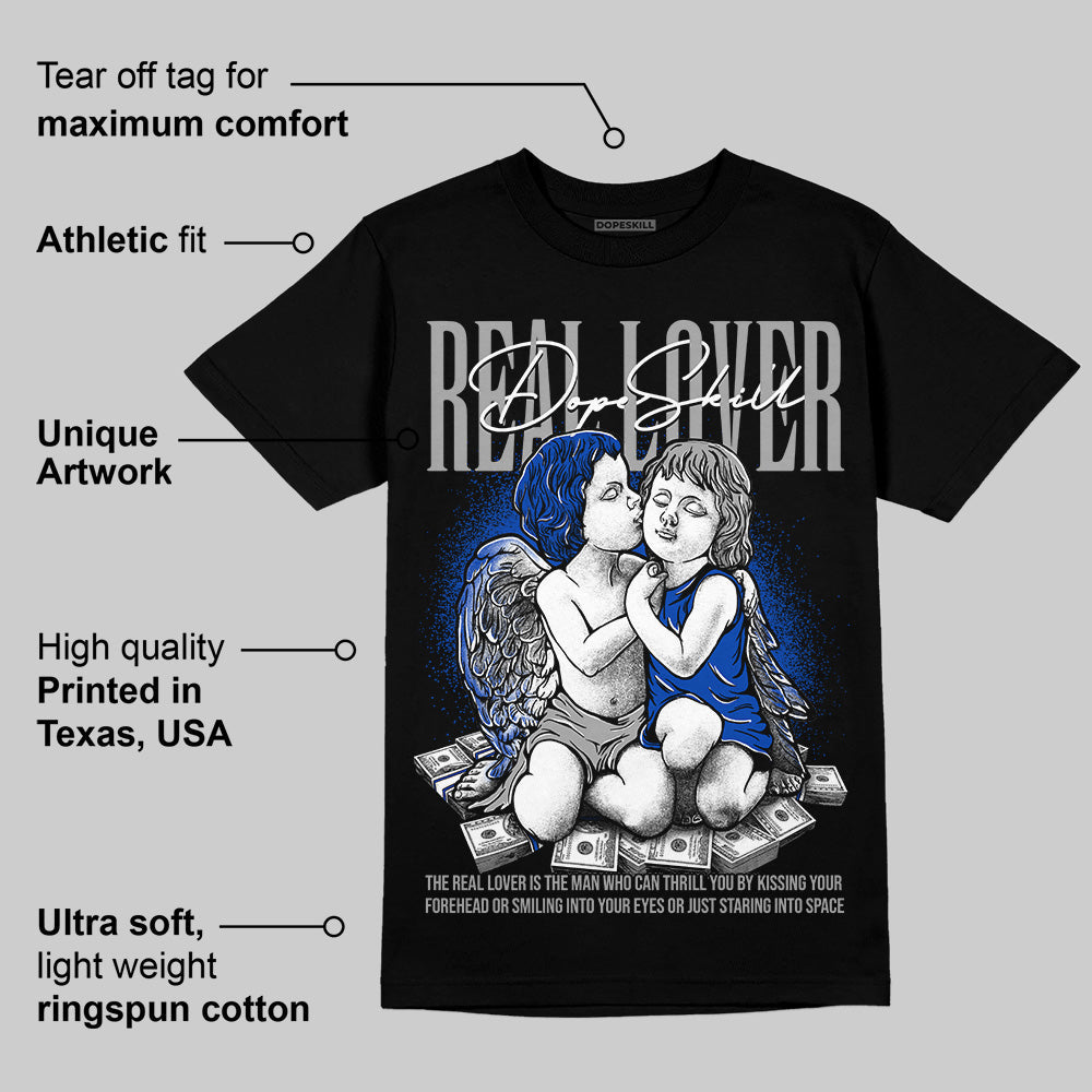 Racer Blue 5s DopeSkill T-Shirt Real Lover Graphic