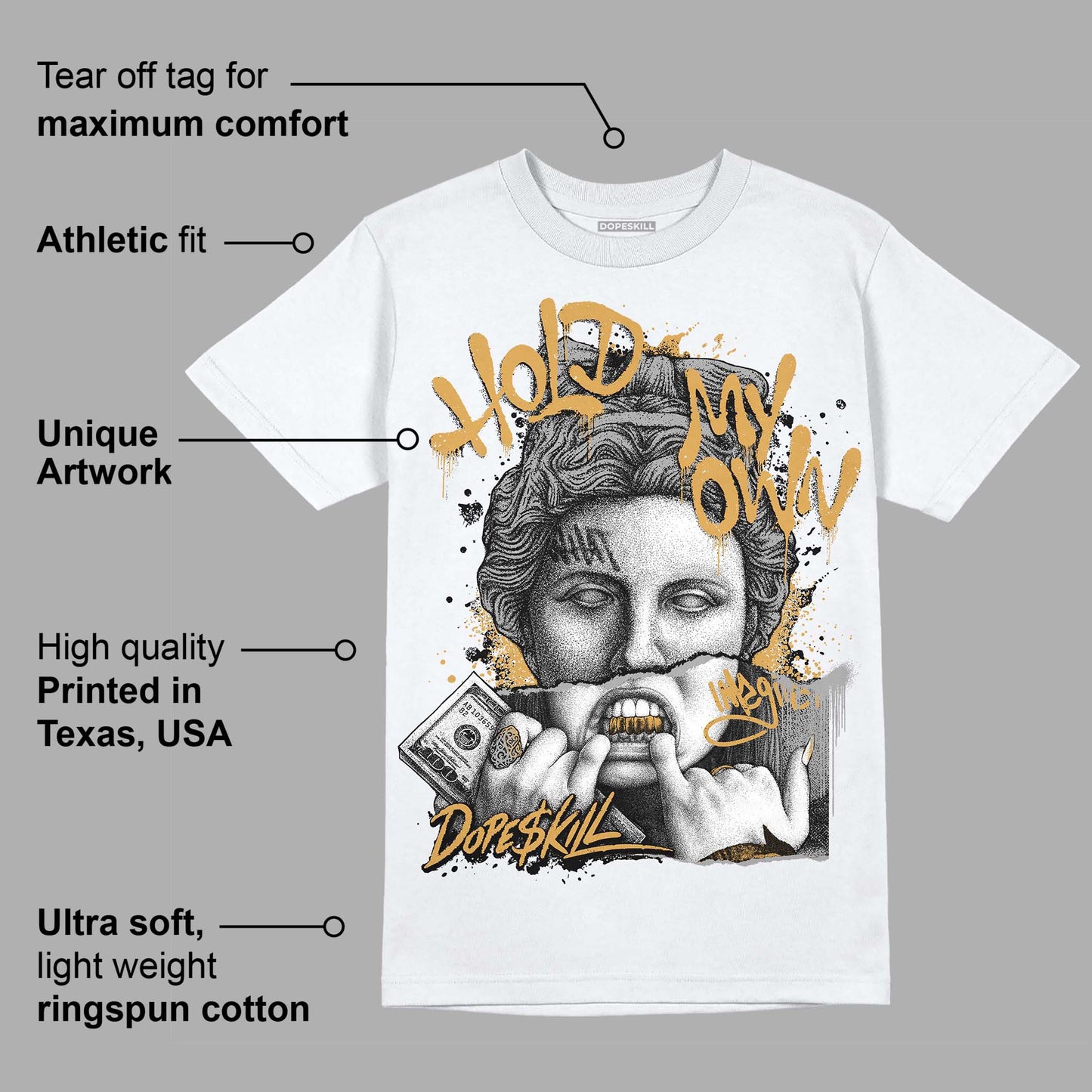Gratitude 11s DopeSkill T-Shirt Hold My Own Graphic