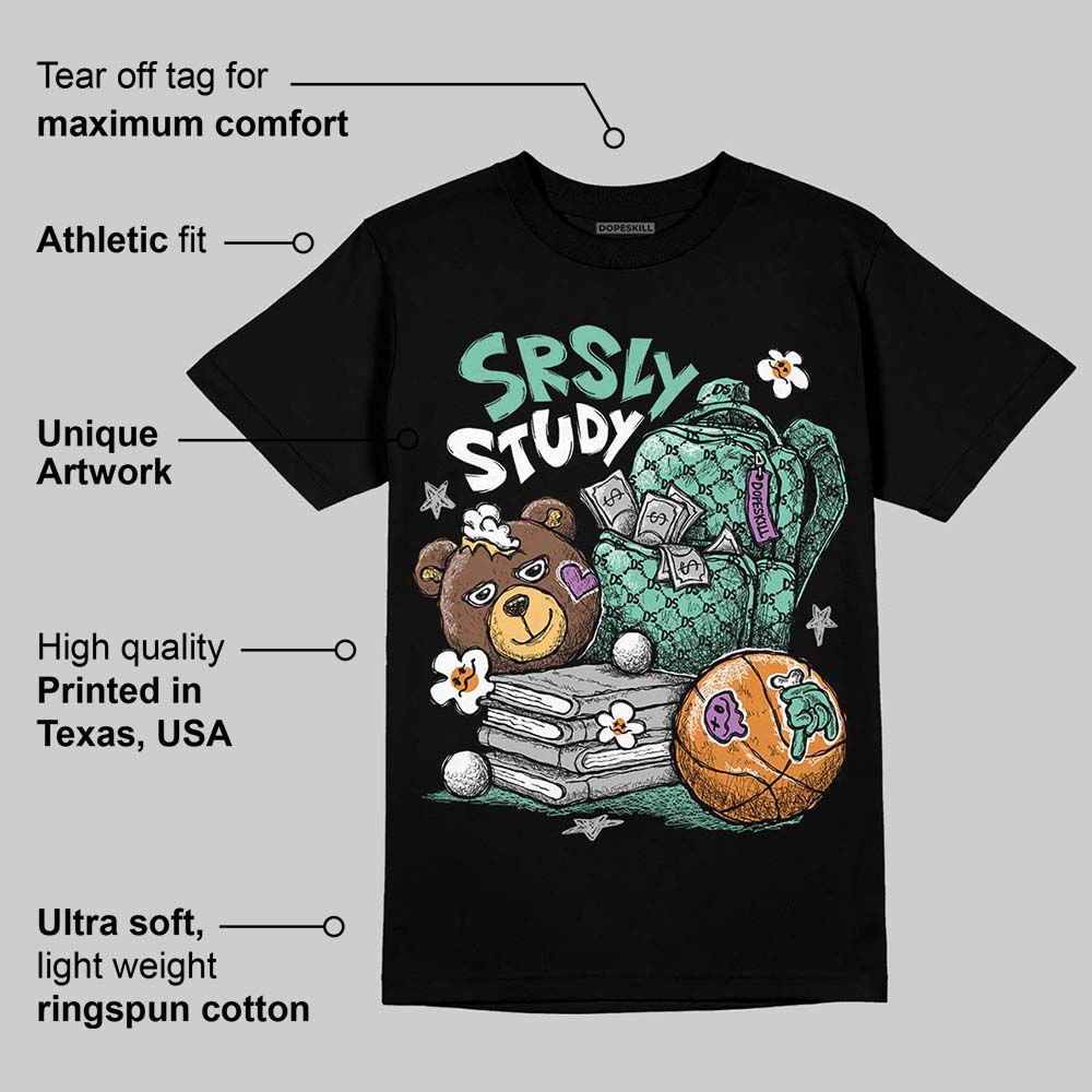 Green Glow 3s DopeSkill T-Shirt SRSLY Study Graphic
