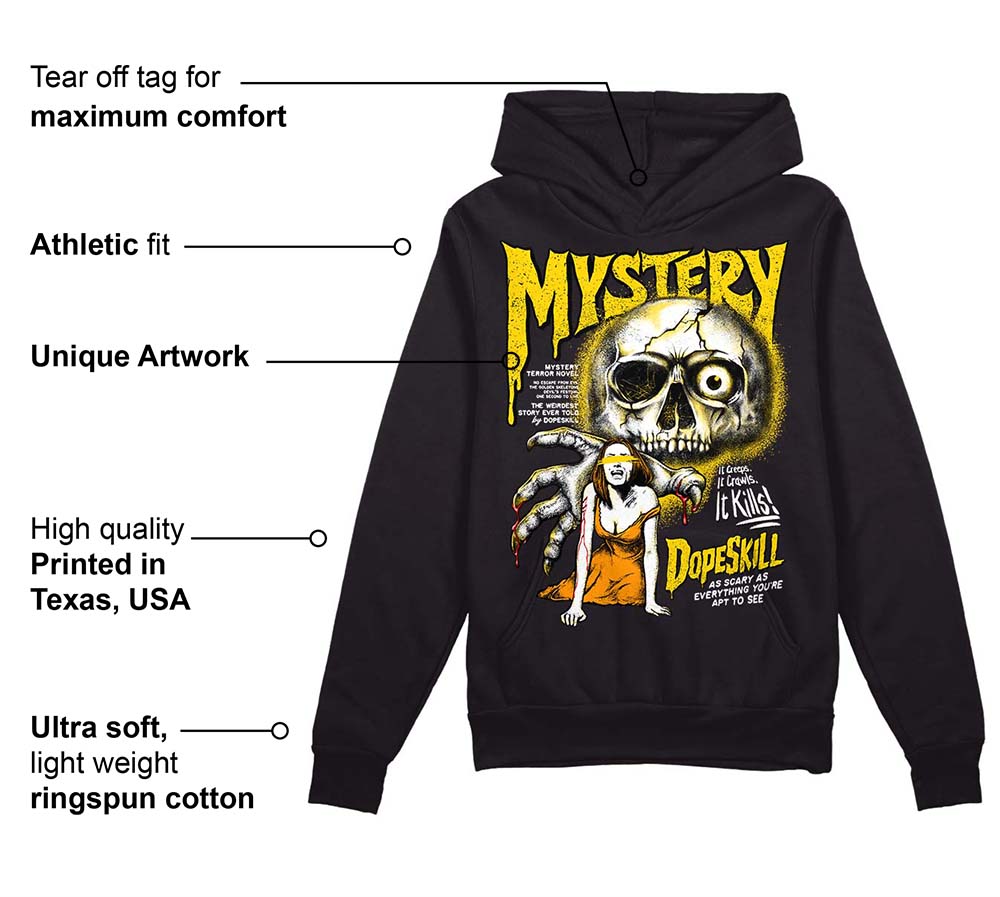 Yellow Ochre 6s DopeSkill Hoodie Sweatshirt Mystery Ghostly Grasp Graphic