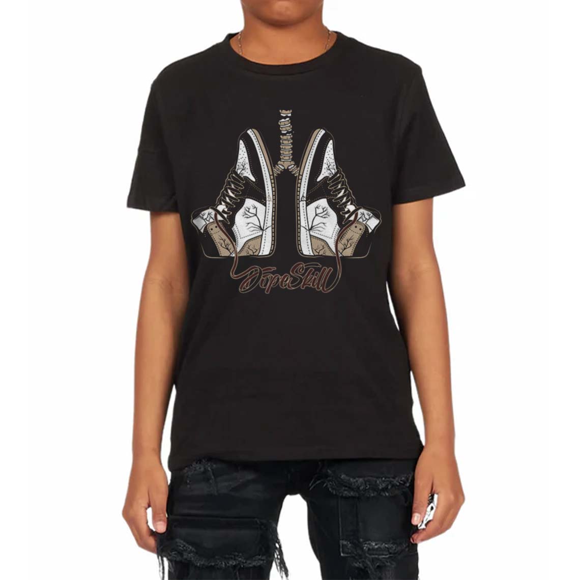 Latte 1s DopeSkill Toddler Kids T-shirt Breathe Graphic