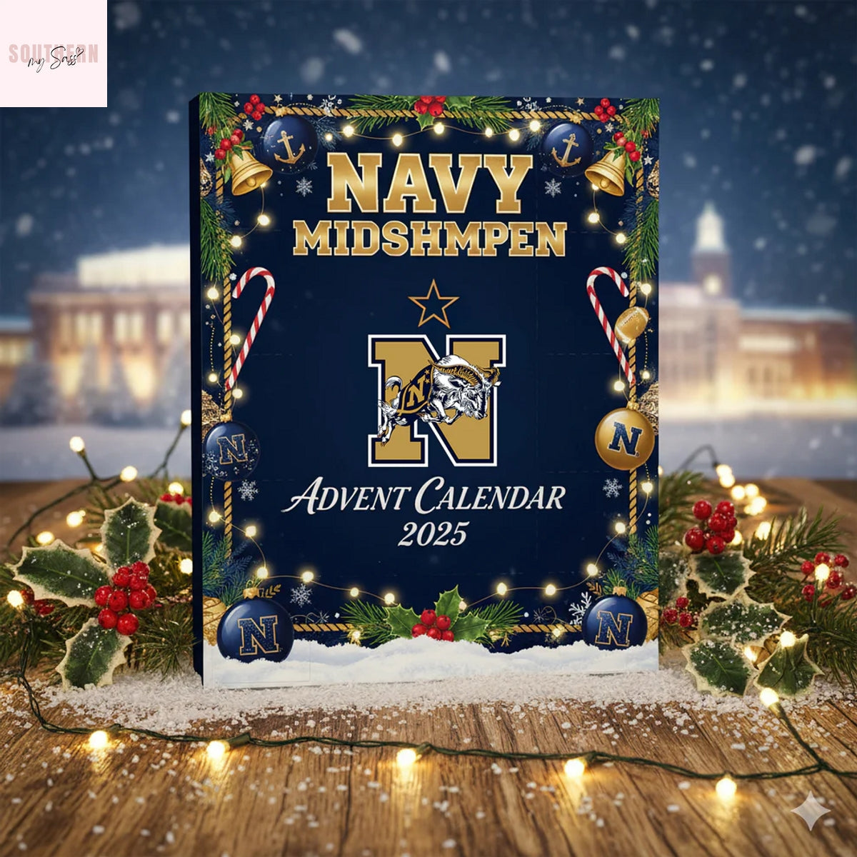 Navy Midshipmen Football 2025 Advent Calendar