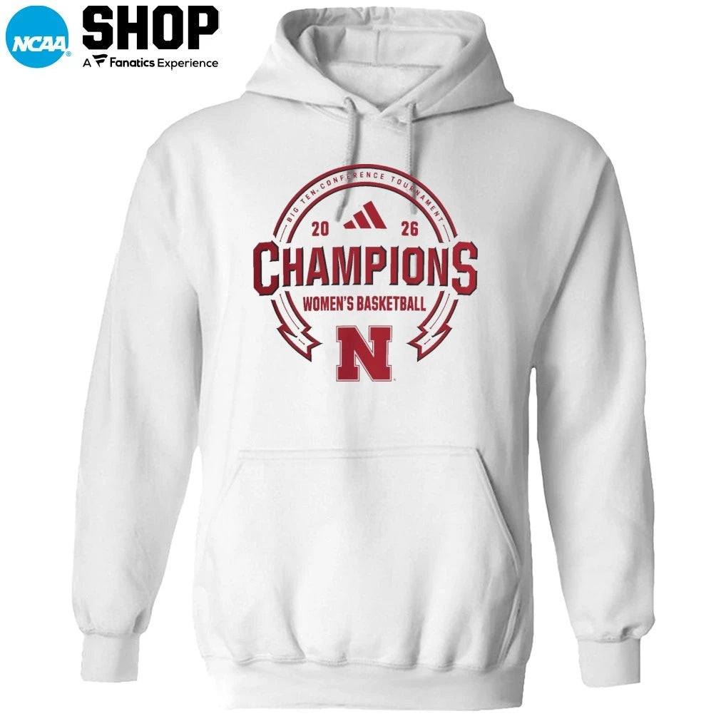 Nebraska Huskers 2026 Big Ten Women’s Basketball Champions T-Shirt