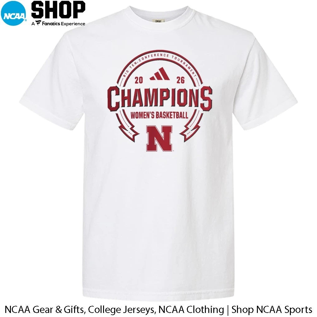 Nebraska Huskers 2026 Big Ten Women’s Basketball Champions T-Shirt