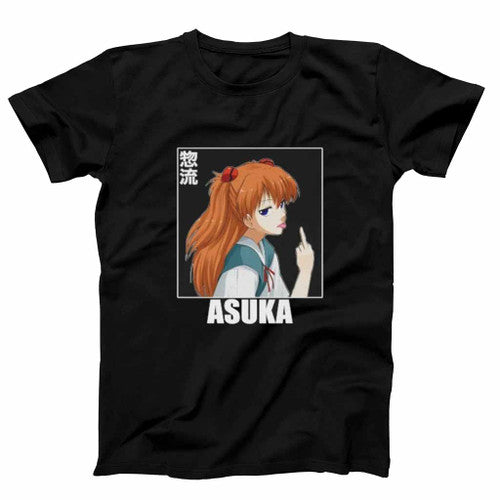 Neon Genesis Evangelion Asuka Langley Soryu Anime Love You Mens T-Shirt Tee
