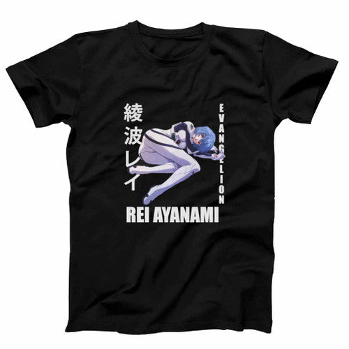 Neon Genesis Evangelion Rei Ayanami Anime Mens T-Shirt Tee